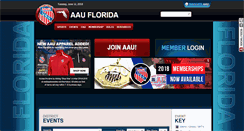 Desktop Screenshot of floridaaau.org